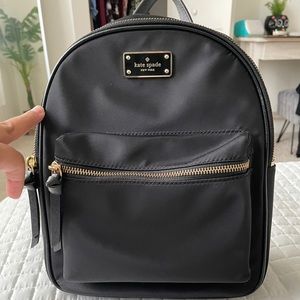 Black Nylon Kate Spade Backpack